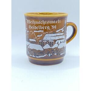 1991 Heidelberger Weihnachtsmarkt Limited Edition Mug Christmas Market